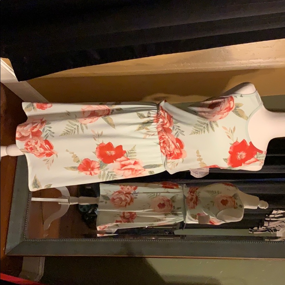 Lularoe Summer floral tank dress